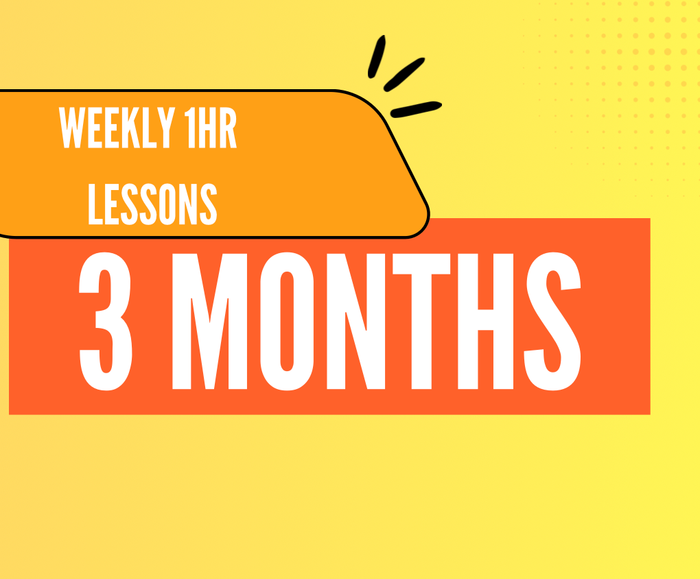 Weekly Lessons- 3 Months