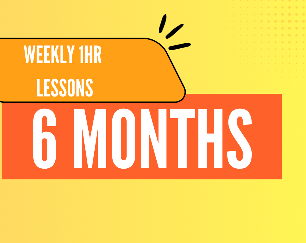 Weekly Lessons- 6 Months